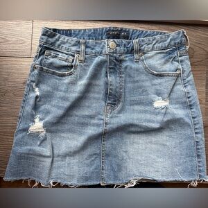 Womens Aeropostale Jean Skirt‎ size 8
